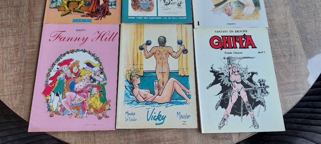 Lot erotische strips, Meerdere stripboeken, Ophalen of Verzenden, Zo goed als nieuw