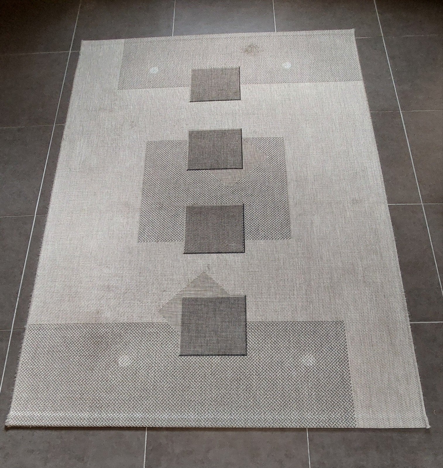 Tapijt in sisal, Ophalen, Tapijt