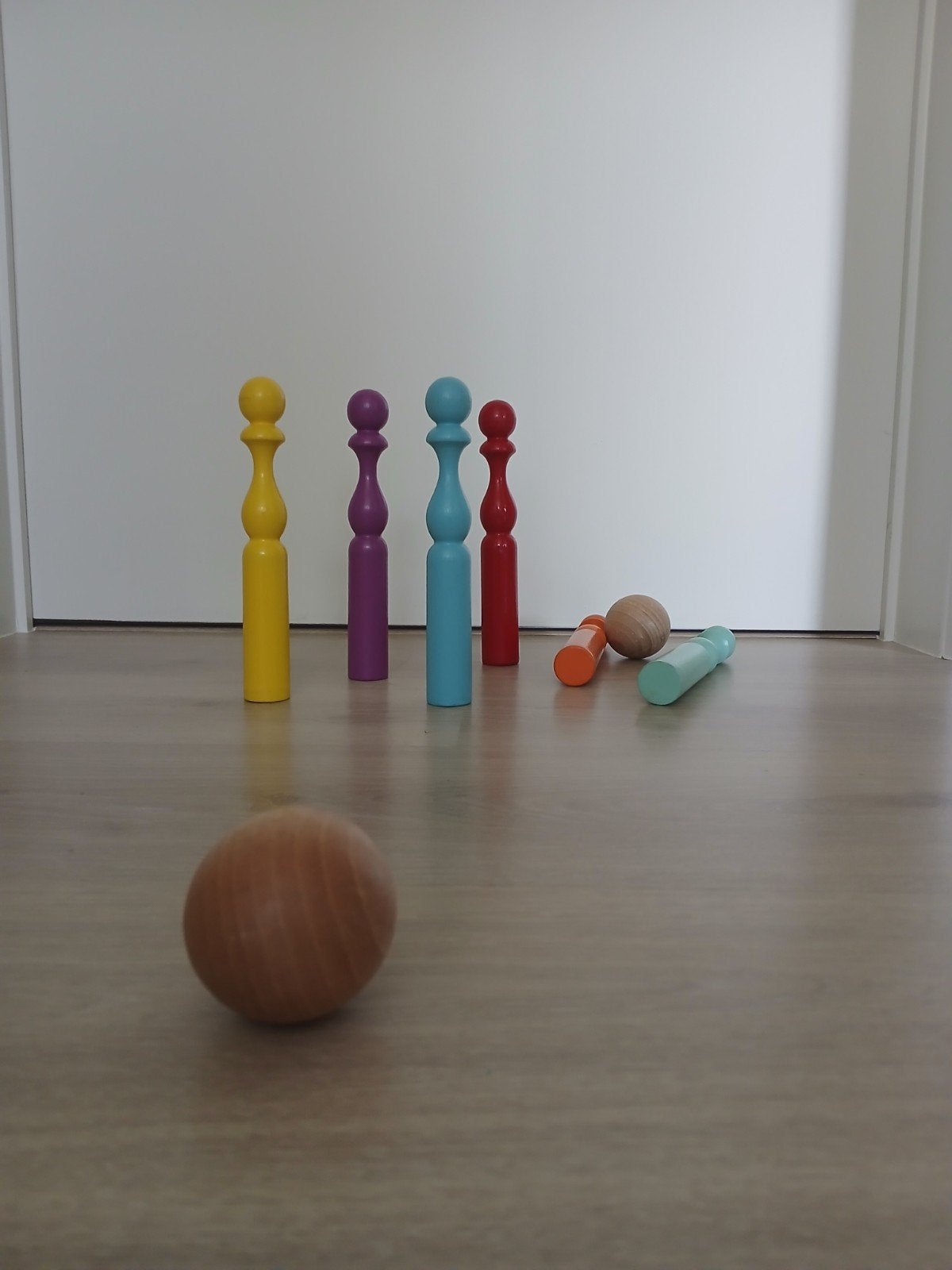 Vilac jeu de bowling en bois, Enlèvement ou Envoi, Comme neuf, Autres types