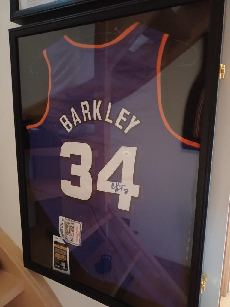 Charles Barkley - maillot signé COA JSA, Collections, Enlèvement