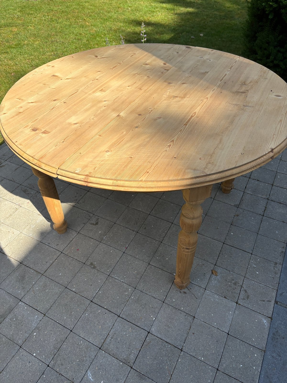Table de cuisine avec 4 chaises, Rond, Landelijk, Enlèvement, Utilisé