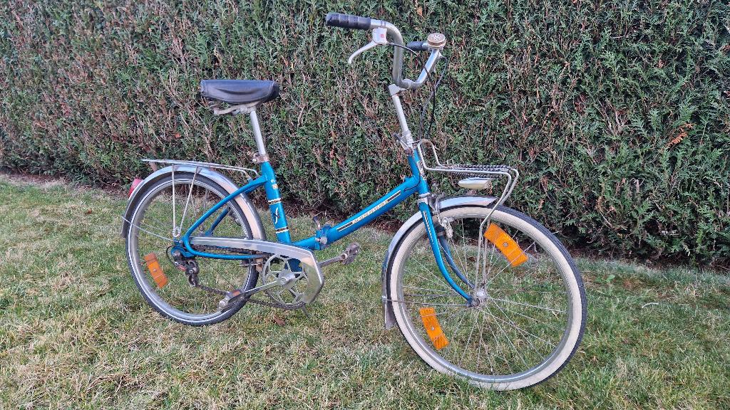 Leuke vintage Peugeot plooifiets uit jaren 70, Autres marques, Vitesses, Enlèvement, Utilisé