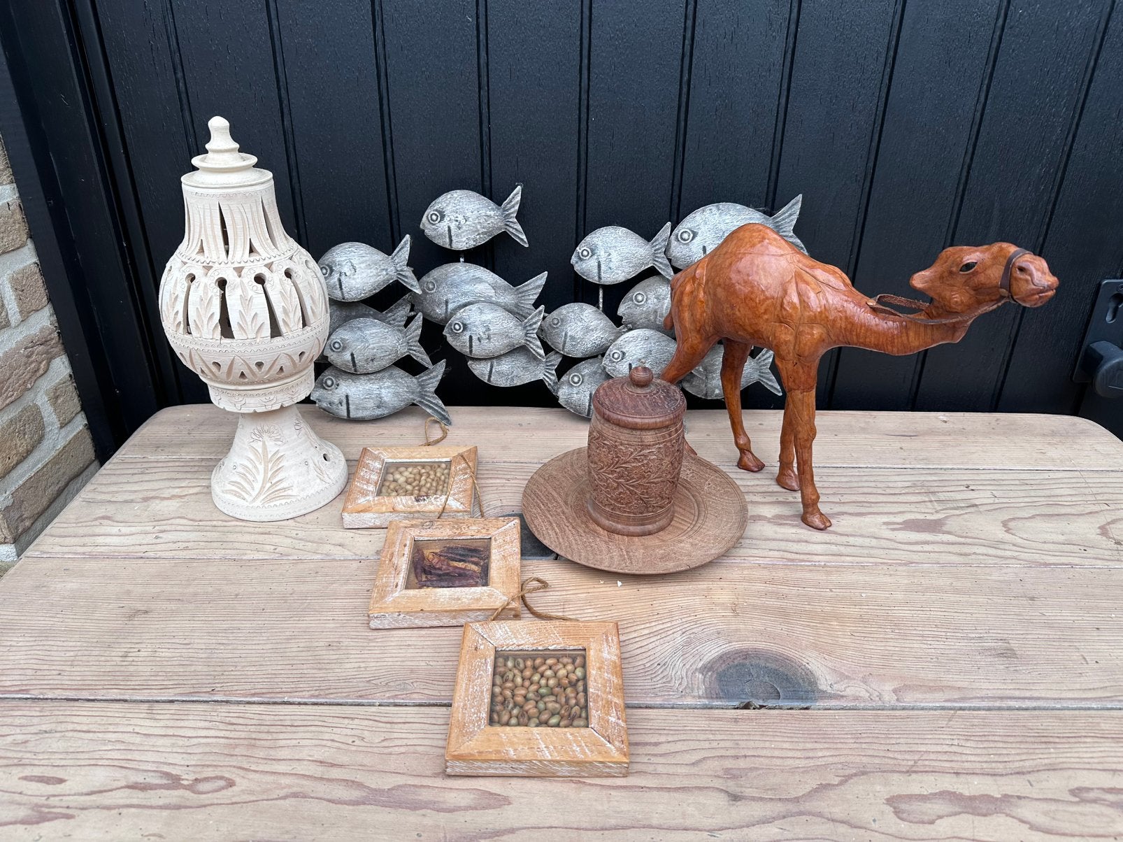 Oosterse decoratieset, Ophalen