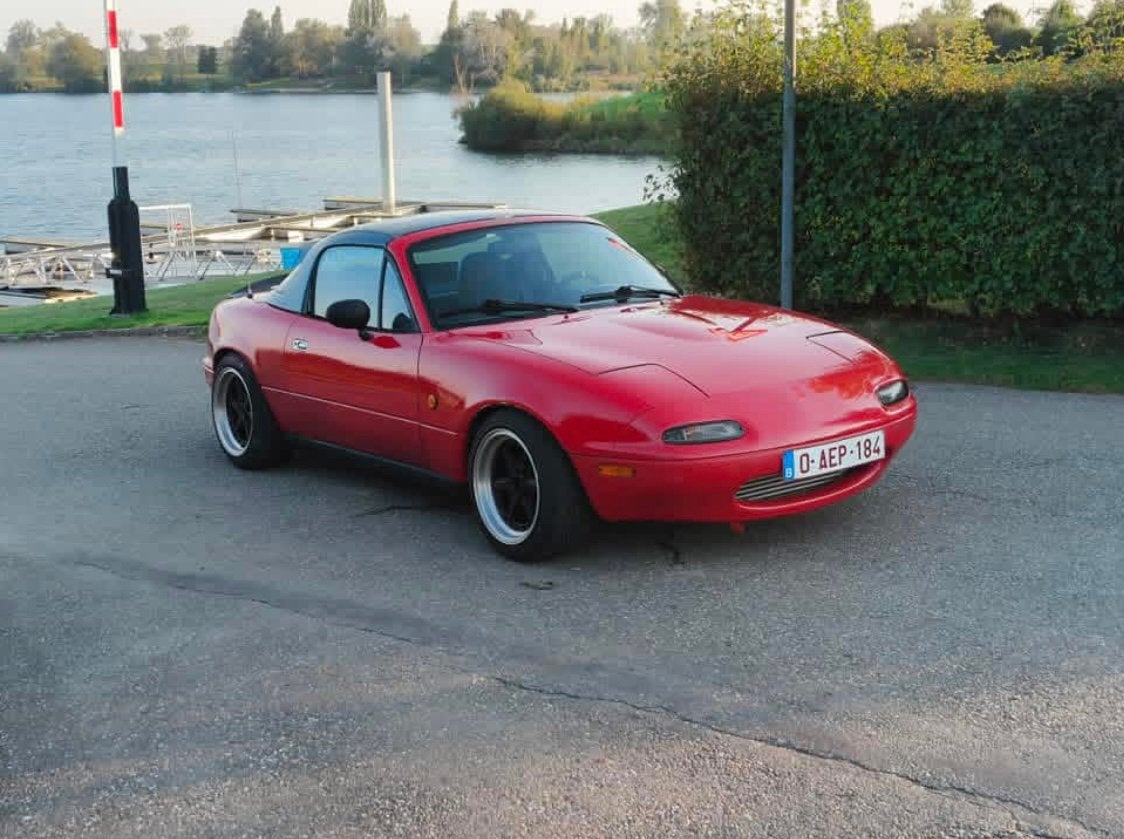 Mazda MX5 na 1991 turbo, Rouge, Achat, 2 places, Noir