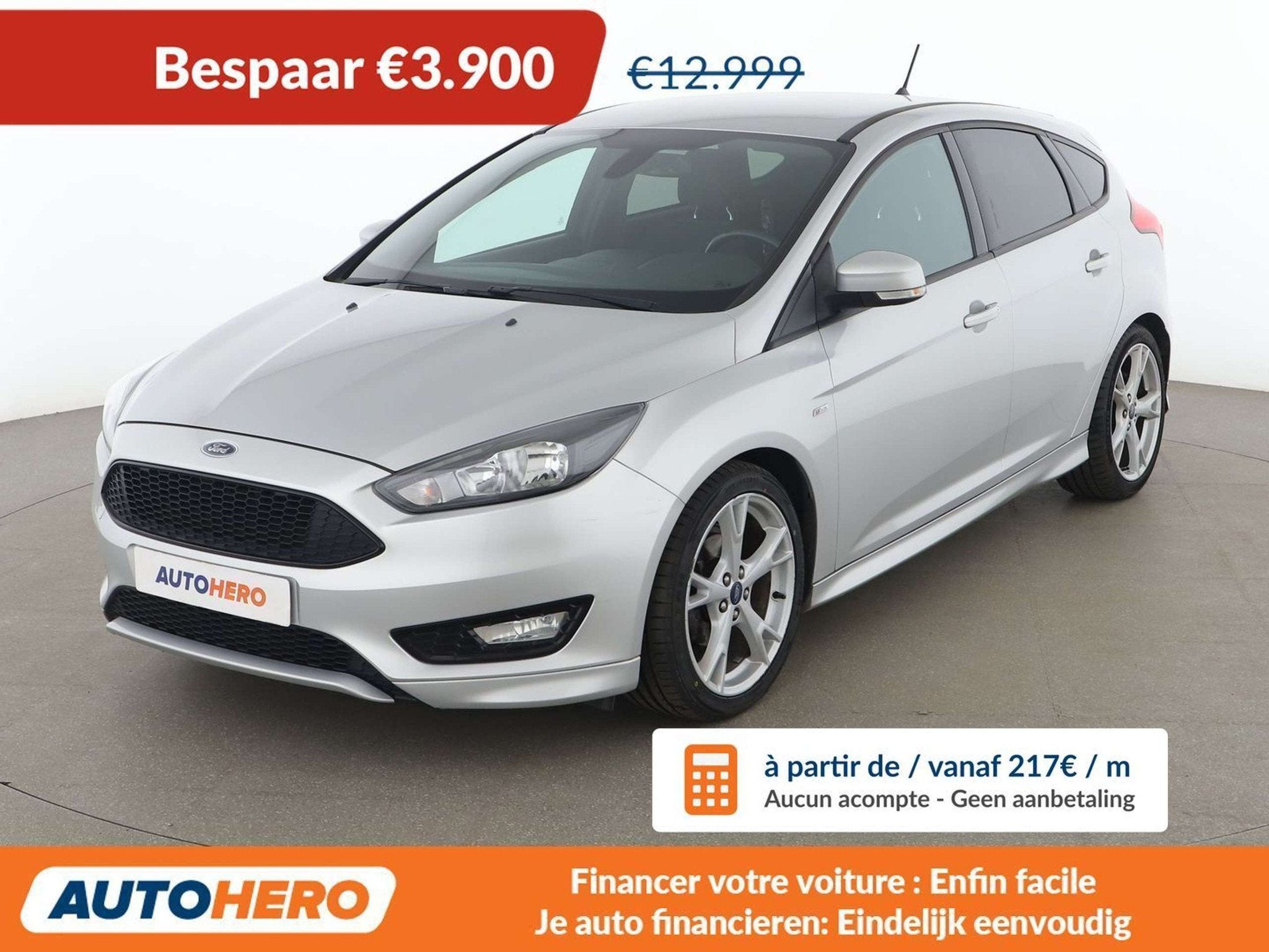 Ford Focus 1.0 EcoBoost ST-Line, Focus, Argent ou Gris, Achat, 998 cm³