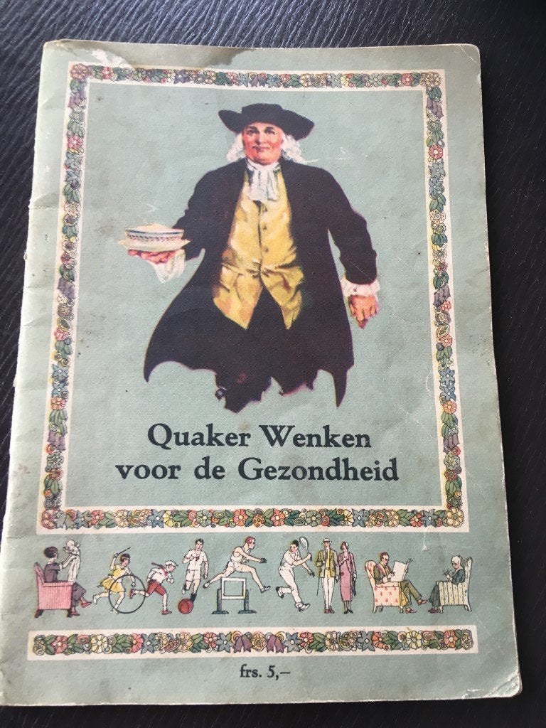 Quaker WENKEN voor de gezondheid, Antiquités & Art, Antiquités | Livres & Manuscrits, Enlèvement ou Envoi