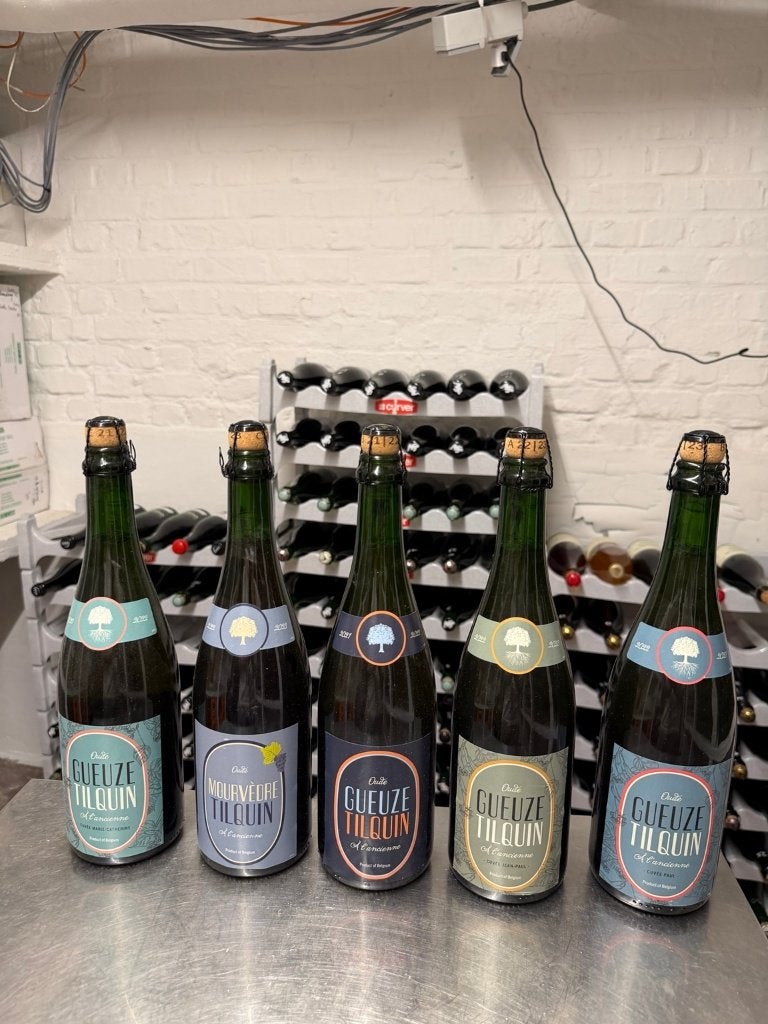 Tilquin speciale cuvées - 4 flessen, Enlèvement, Comme neuf, Bouteille(s), Autres marques