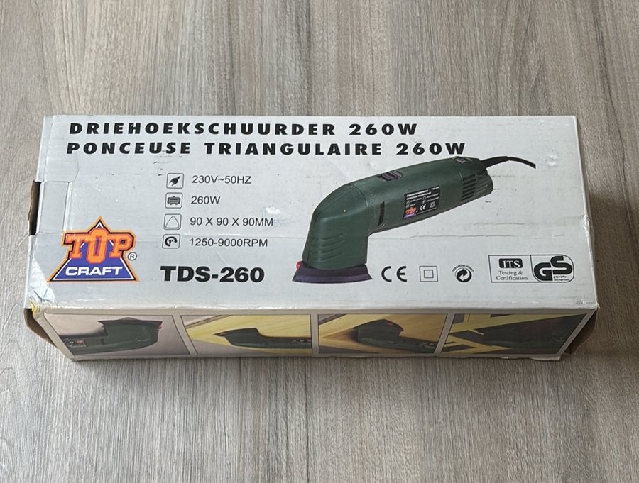 Driehoekschuurder/ deltaschuurder, Bricolage & Construction, Outillage | Outillage à main, Enlèvement, Neuf