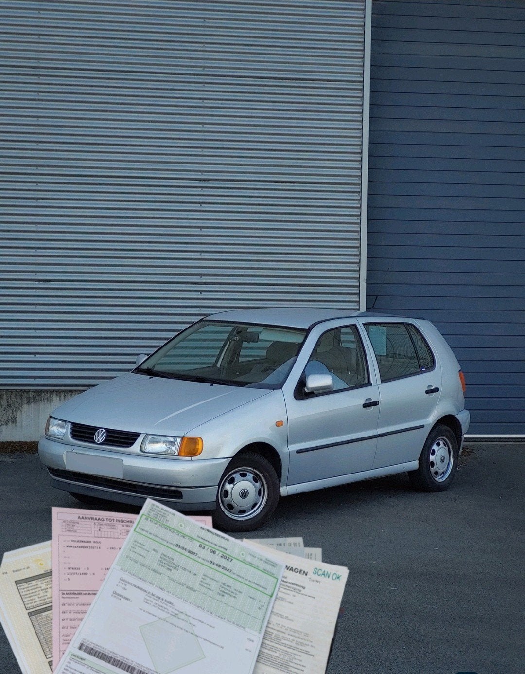 Volkswagen Polo 1.4 Benzine Gekeurd !, 4 cilinders, 5 zetels, Particulier, Zilver of Grijs