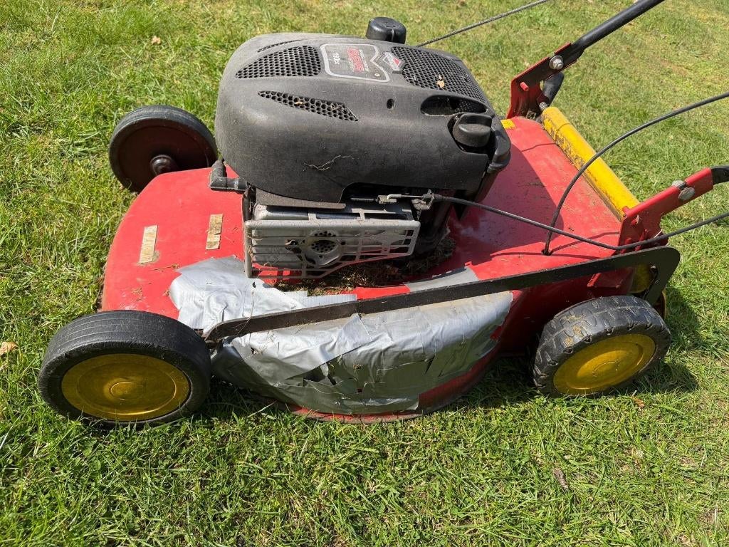 Grasmaaier benzine, Tuin en Terras, Ophalen, Gebruikt, Opvangbak, Balkmaaier