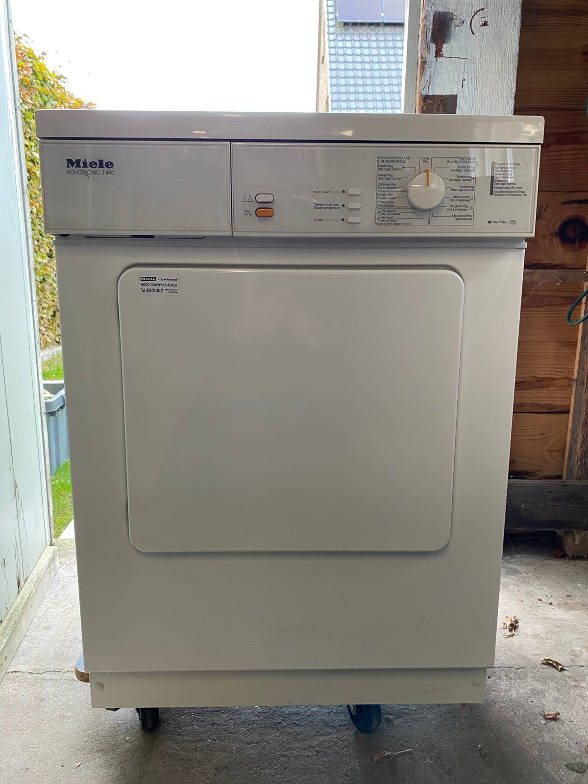 Miele Novotronic T490, Elektronische apparatuur, Ophalen, Gebruikt, Luchtafvoer, Voorlader