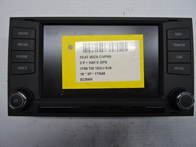AFFICHEUR / ECRAN Seat Ibiza IV SC (6J1) (5F0919605A), Mevr. I. Hauben, Utilisé, Rue de l'Espoir 34 34
4030  GRIVEGNÉE, BE, Info@Collignon.be