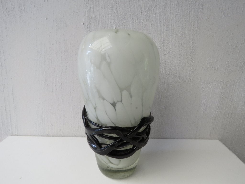 Murano Art Glass vaas gesigneerd, Antiek en Kunst, Ophalen of Verzenden
