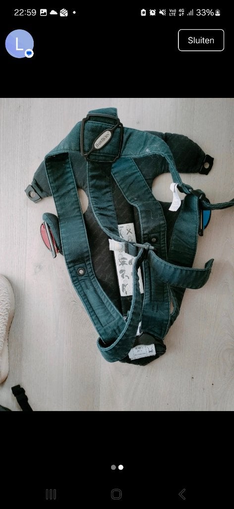 Draagzak, Kinderen en Baby's, Babydragers en Draagdoeken, Ophalen, Gebruikt, Buik of Rug, Baby Björn