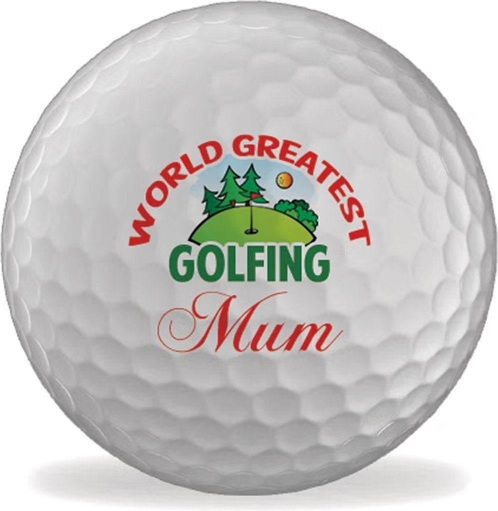 Golfballen bedrukt - World Greatest Golfing Mum - set van 3, Ophalen of Verzenden, Nieuw, Set