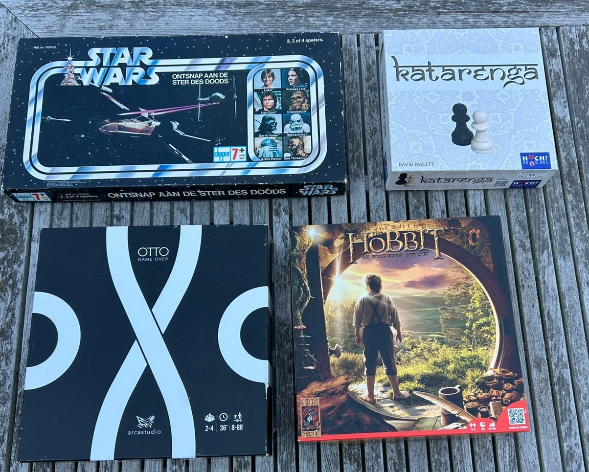 Pakket bordspellen, Hobby en Vrije tijd, Ophalen, Gebruikt