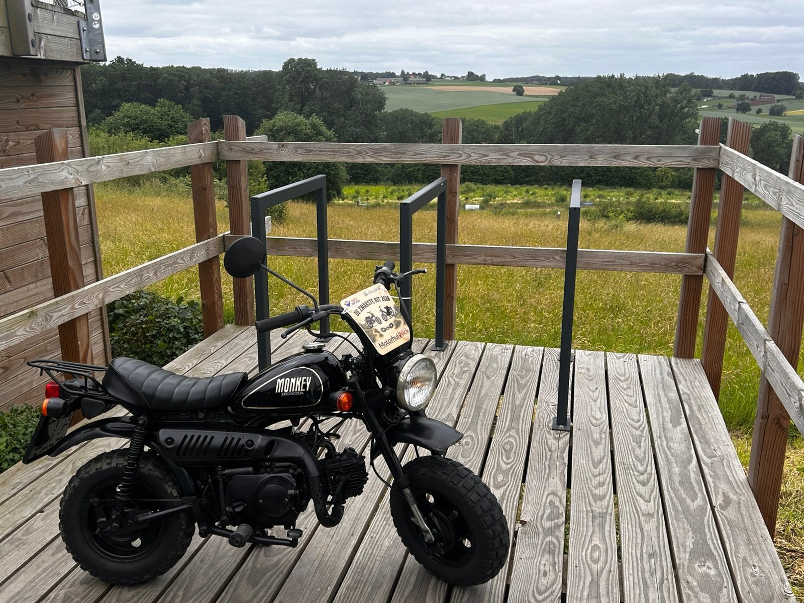 Honda monkey 50cc B klasse 1990 Black edition, Fietsen en Brommers, Ophalen, Gebruikt, 49 cc, Overige typen