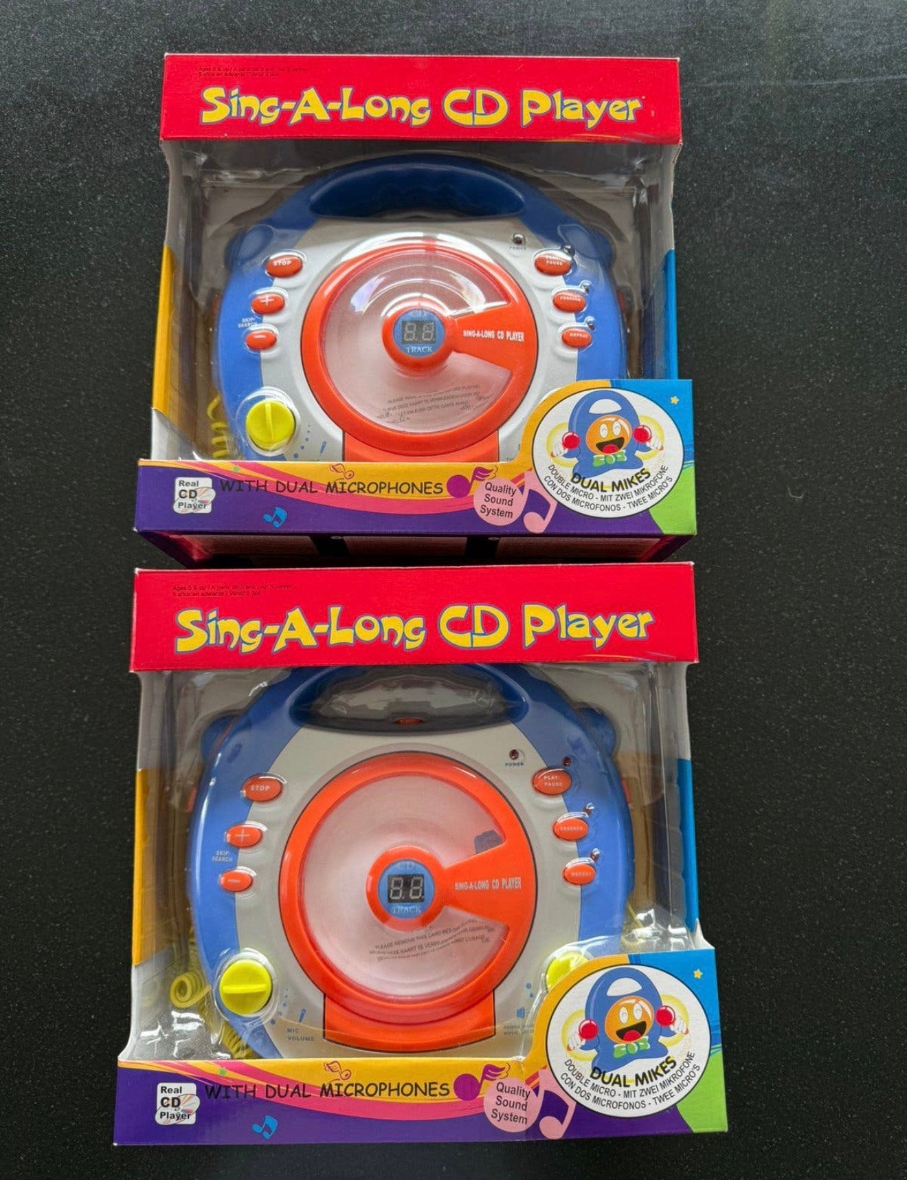 Sing a long CD speler: 2 stuks in ongeopende verpakking, Ophalen, Zo goed als nieuw