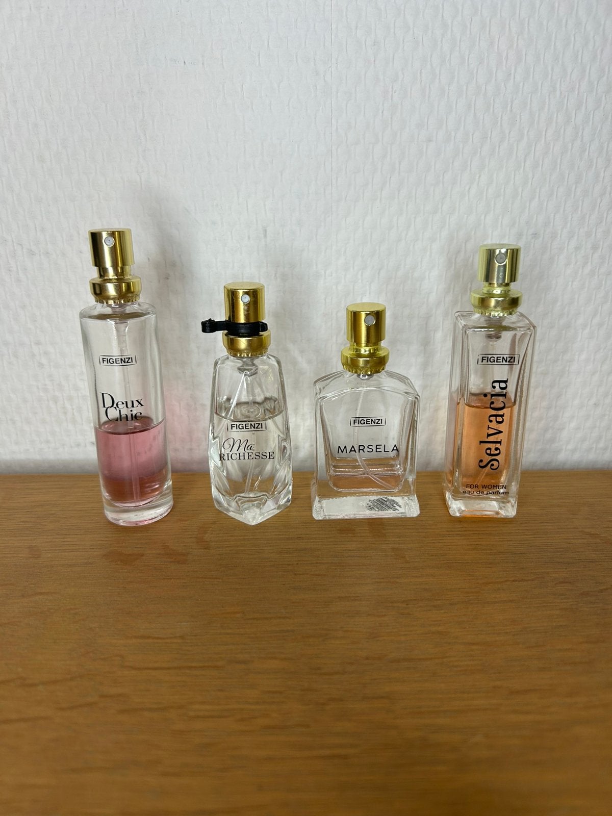Set van 4 mini eau de parfum Figenzi, Ophalen of Verzenden, Gebruikt