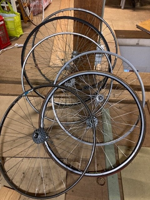 Campagnolo wielen, Fietsen en Brommers, Fietsonderdelen, Gebruikt, Campagnolo, Aluminium, Racefiets