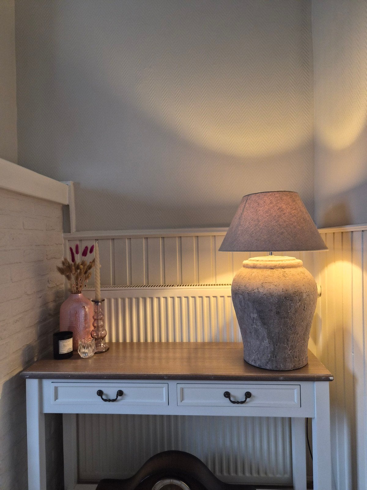 stenen lamp Roberts collection, Ophalen, Tafellamp