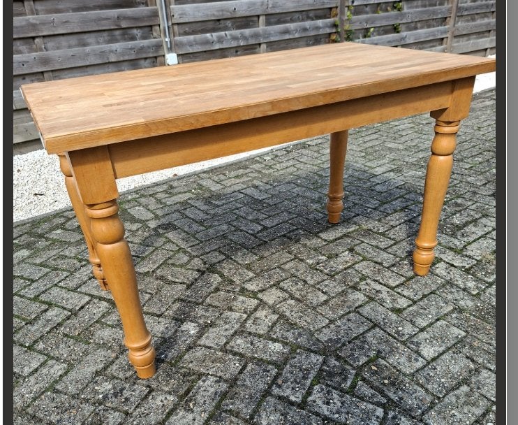 TWEE GROTE  EETTAFELS, Huis en Inrichting, Tafels | Eettafels, Ophalen, 100 tot 150 cm, Vintage/Retro, Eikenhout