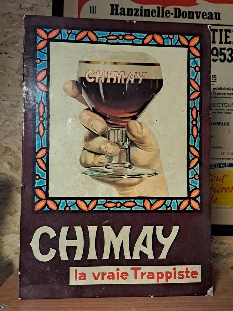 Publicité cartonnée Chimay