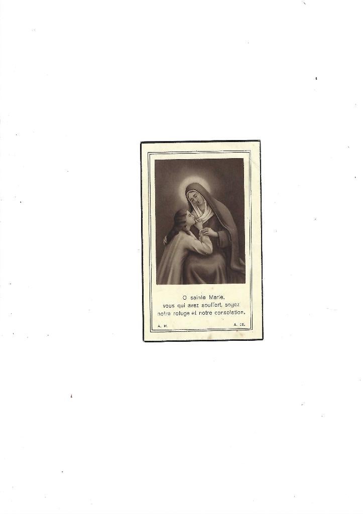 Souvenir de décès, Enlèvement ou Envoi