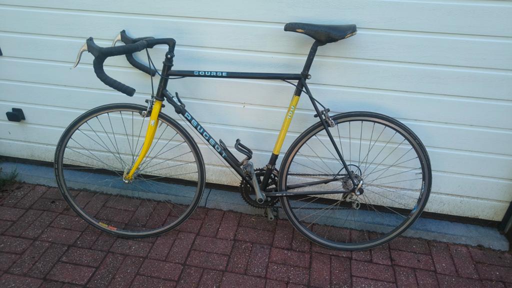 Retro koersfiets peugeot, Fietsen en Brommers, Ophalen