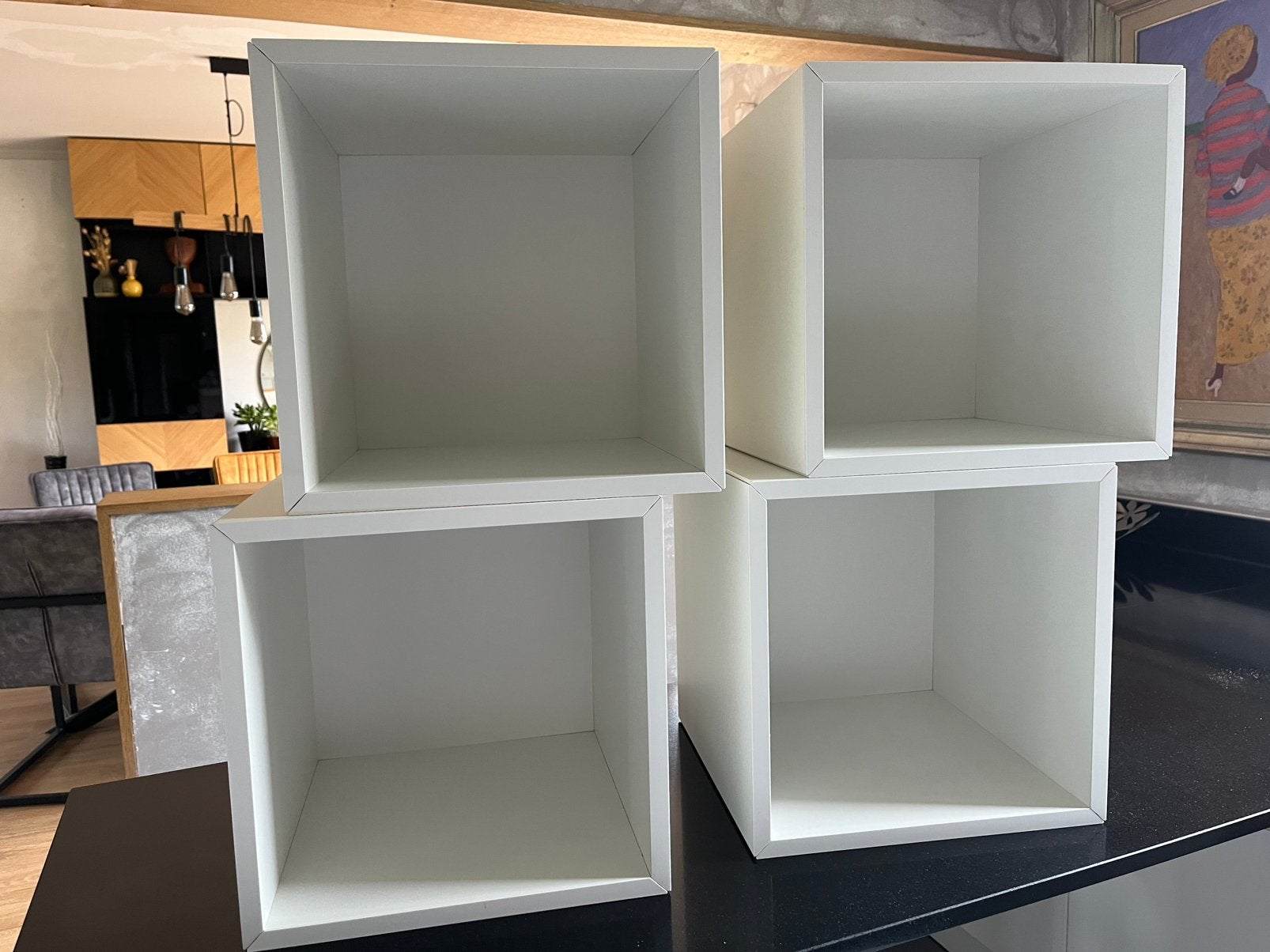 Eket kastjes (wit), Maison & Meubles, 25 à 50 cm, Comme neuf, Enlèvement, Moins de 150 cm