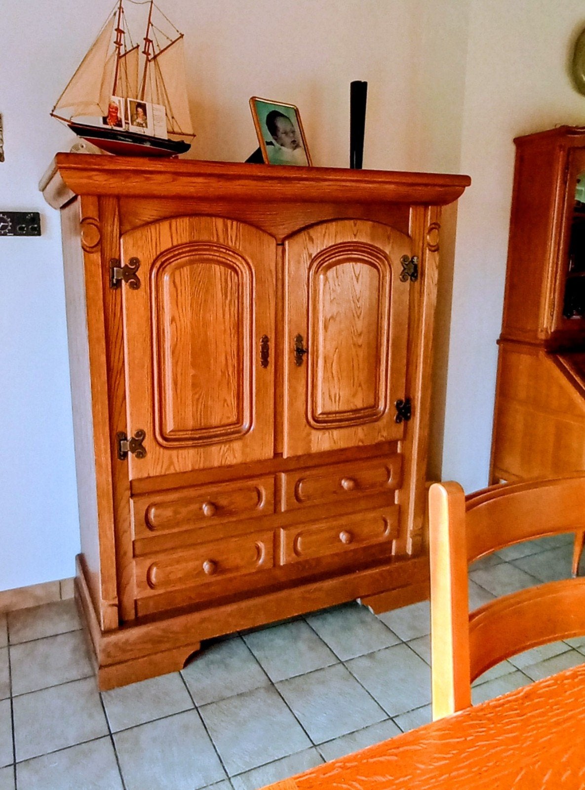 salle à manger complète, Maison & Meubles, Salles à manger complètes, Enlèvement, Comme neuf, 6 à 8 chaises