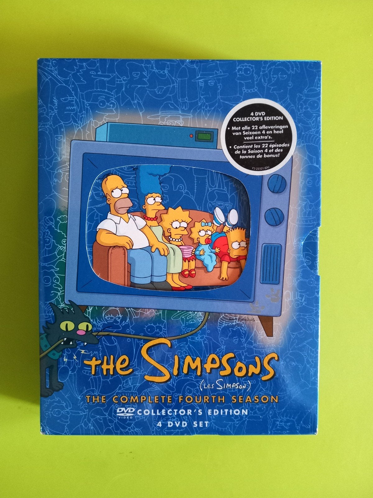 Coffret DVD/Les Simpsons - quatrième saison -> 8€, Enlèvement, Comme neuf, Américain, Suppléments