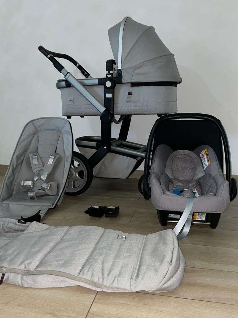 Joolz day Quadro Grigio 3-in-1 kinderwagen compleet, Babygeluk, Ophalen of Verzenden, Zo goed als nieuw, W