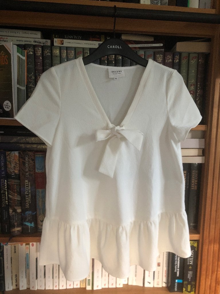 Blouse Sézane écrue, Autres couleurs, Taille 34 (XS) ou plus petite, Envoi, Sézane
