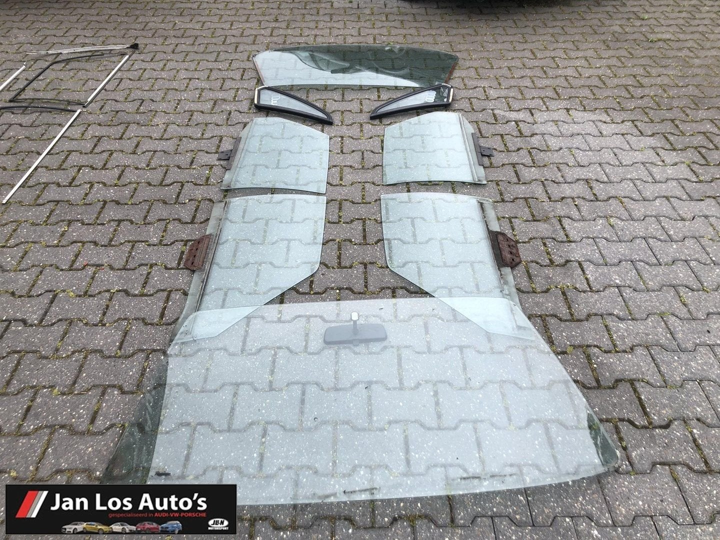 Set ruiten voor achter ruit portier 3-hoek Audi 90 80 B2, Ophalen, Gebruikt, -, -