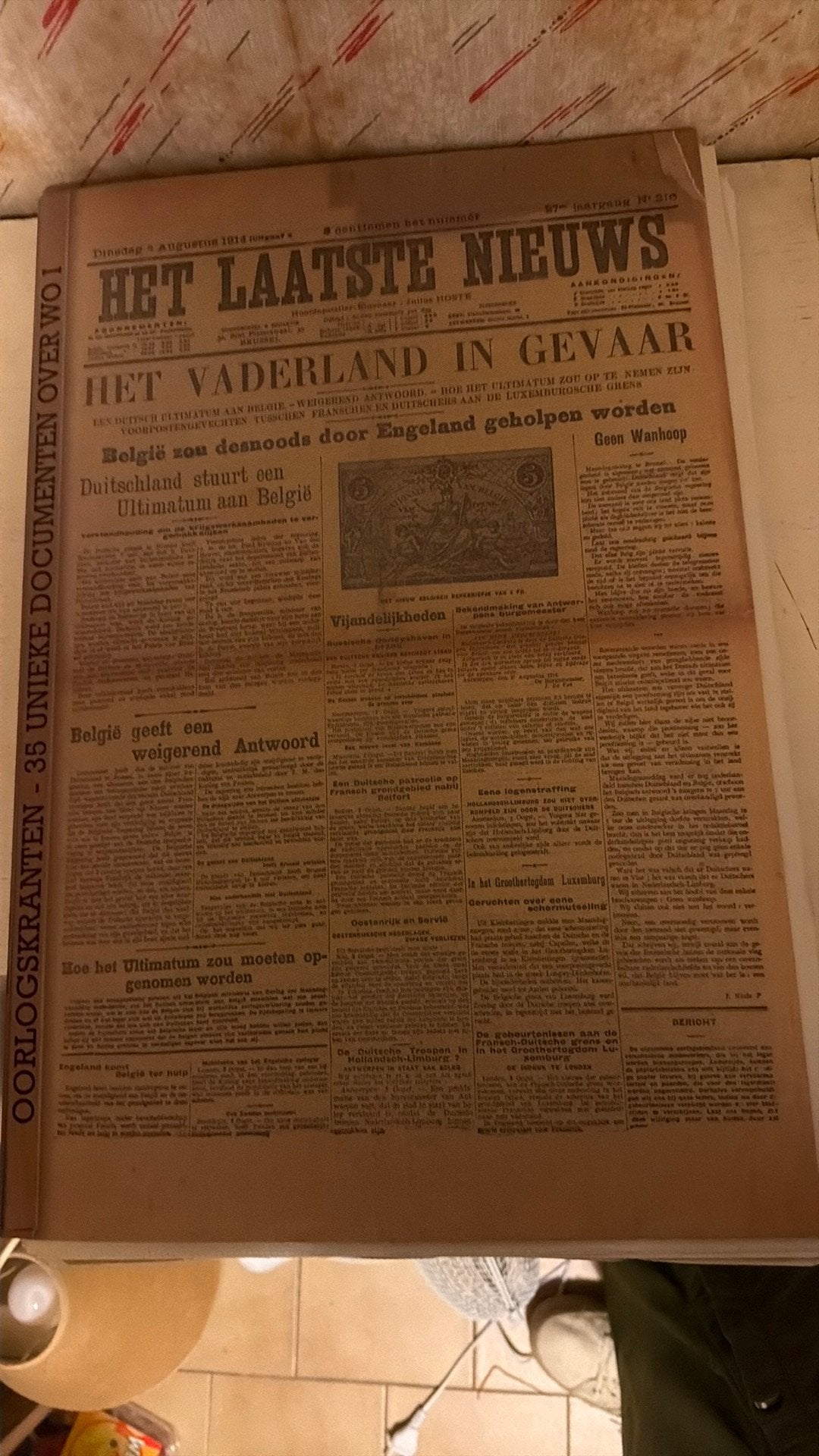 Journaux de guerre, Enlèvement