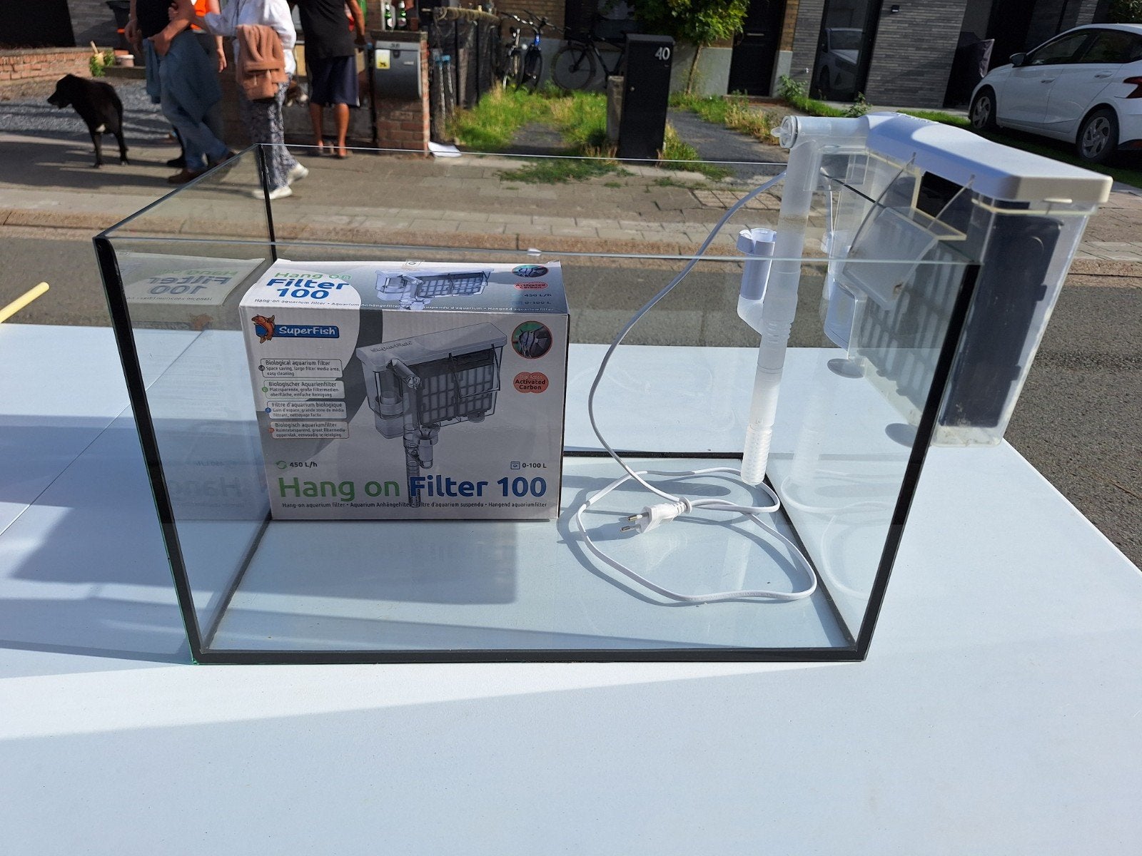 aquarium, Ophalen, Zo goed als nieuw, Filter