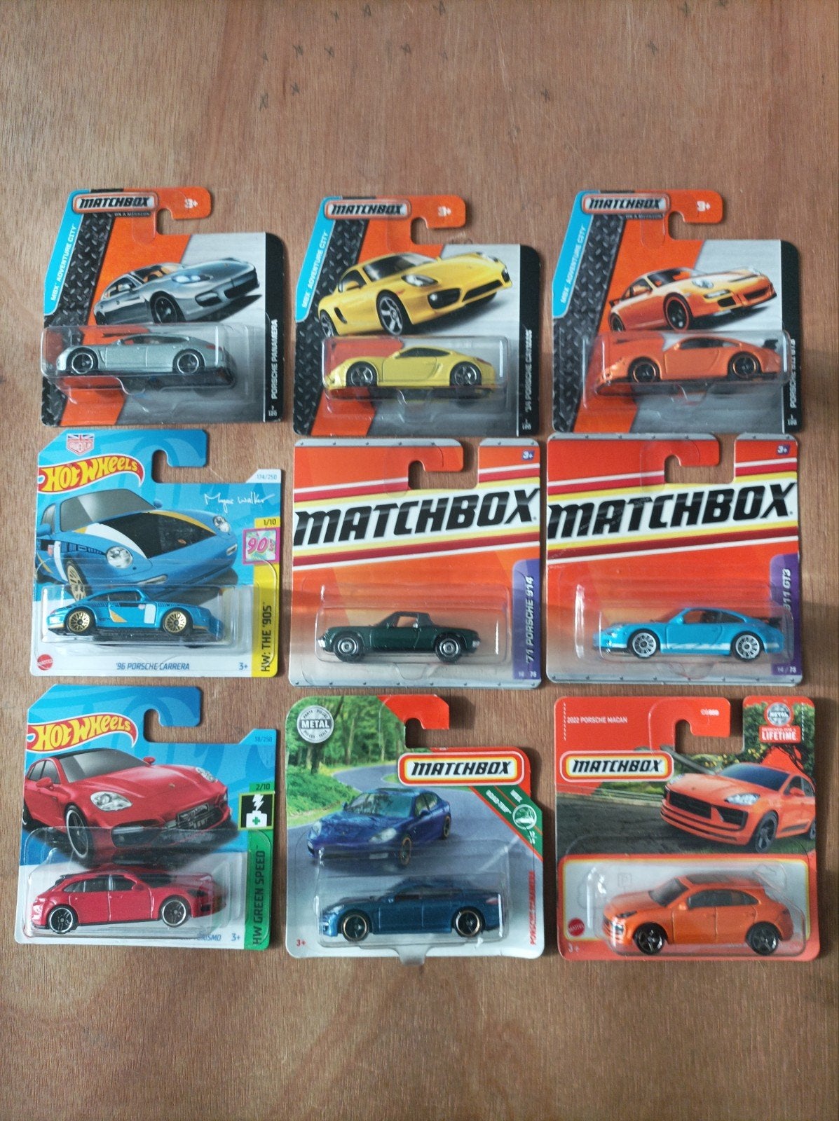 Matchbox et Hot Wheels, 9 Porsche différentes, Enlèvement ou Envoi