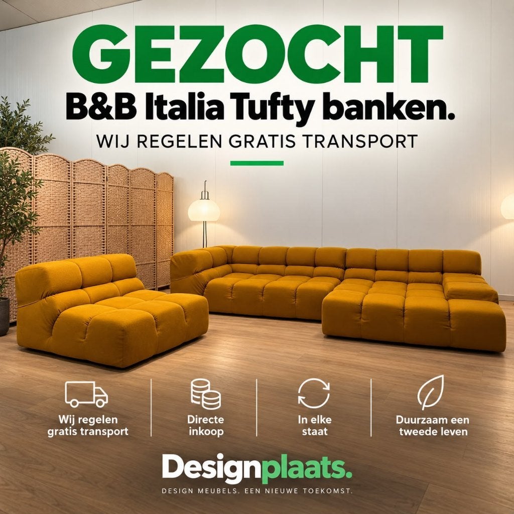 RECHERCHE: B&B Italia Tufty Time — Achat immédiat, Enlèvement ou Envoi, Banc d'angle, Design Bankstellen B&B Italia