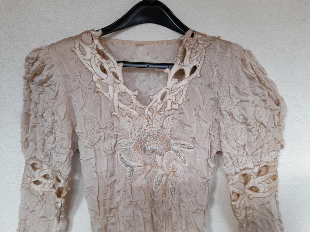 Kleed Michka Marjak Vingtage jaren 80, Kleding | Dames, Overige typen, Beige, Nieuw, Ophalen