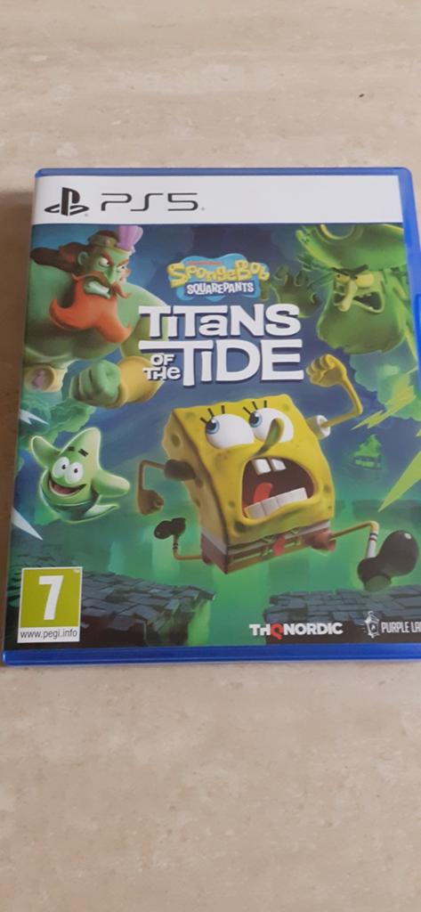 Spongebob Squarepants Titans of the Tide PS5, Enlèvement ou Envoi