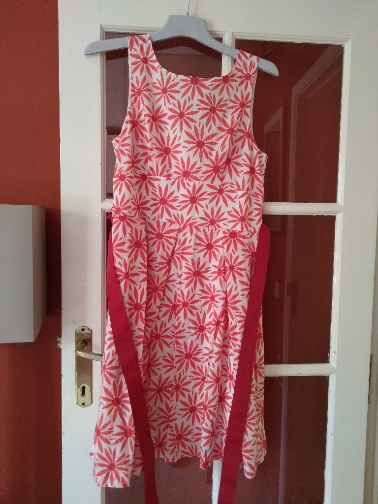 Robe CAROLL T.44 coton doublé - décolleté arrière en V -TBE, Vêtements | Femmes, Robes, Enlèvement ou Envoi, Comme neuf, CAROLL