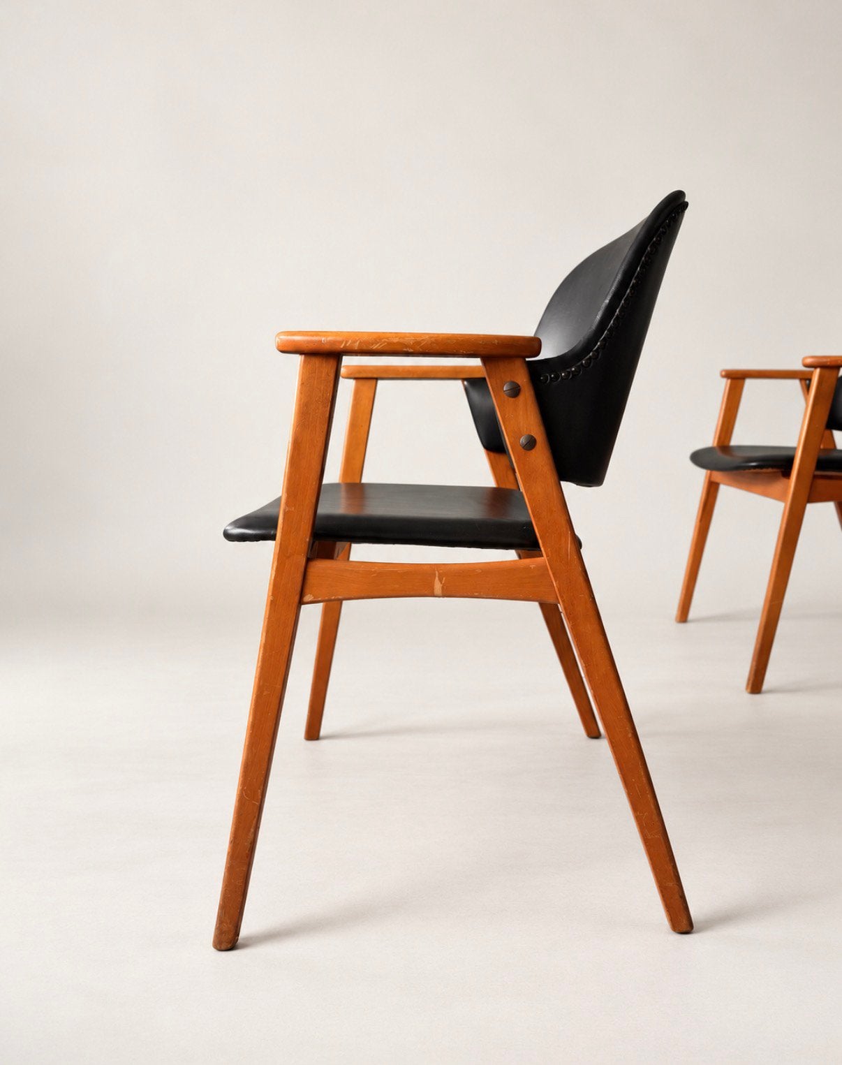 Cees Braakman / Pastoe — twee vintage armstoelen, jaren 50, Ophalen