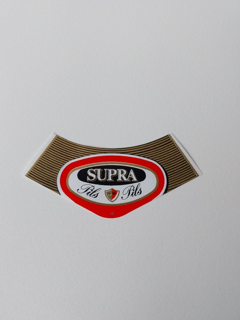 Étiquette de bière Supra Dendria Aalst De Gheest, Enlèvement ou Envoi, Utilisé