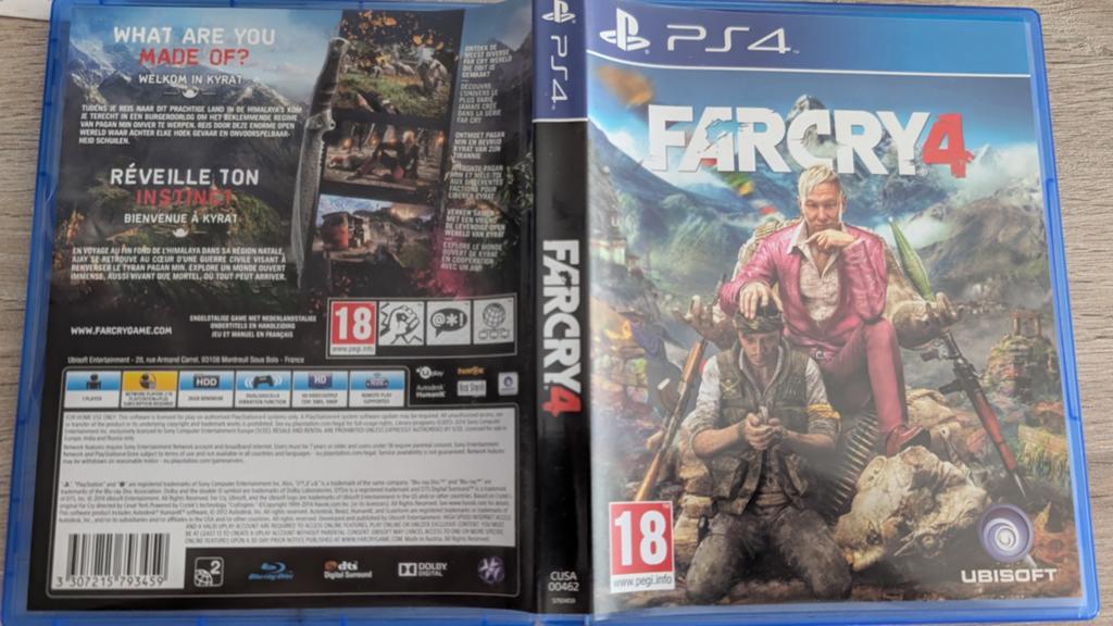Far Cry 4, PS4, Consoles de jeu & Jeux vidéo, Jeux | Sony PlayStation 4, Comme neuf, Shooter, À partir de 18 ans, Enlèvement ou Envoi