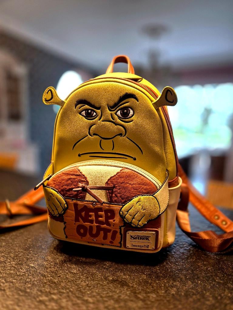 Shrek rugzak, Minder dan 30 cm, Ophalen, Overige merken, Minder dan 25 cm