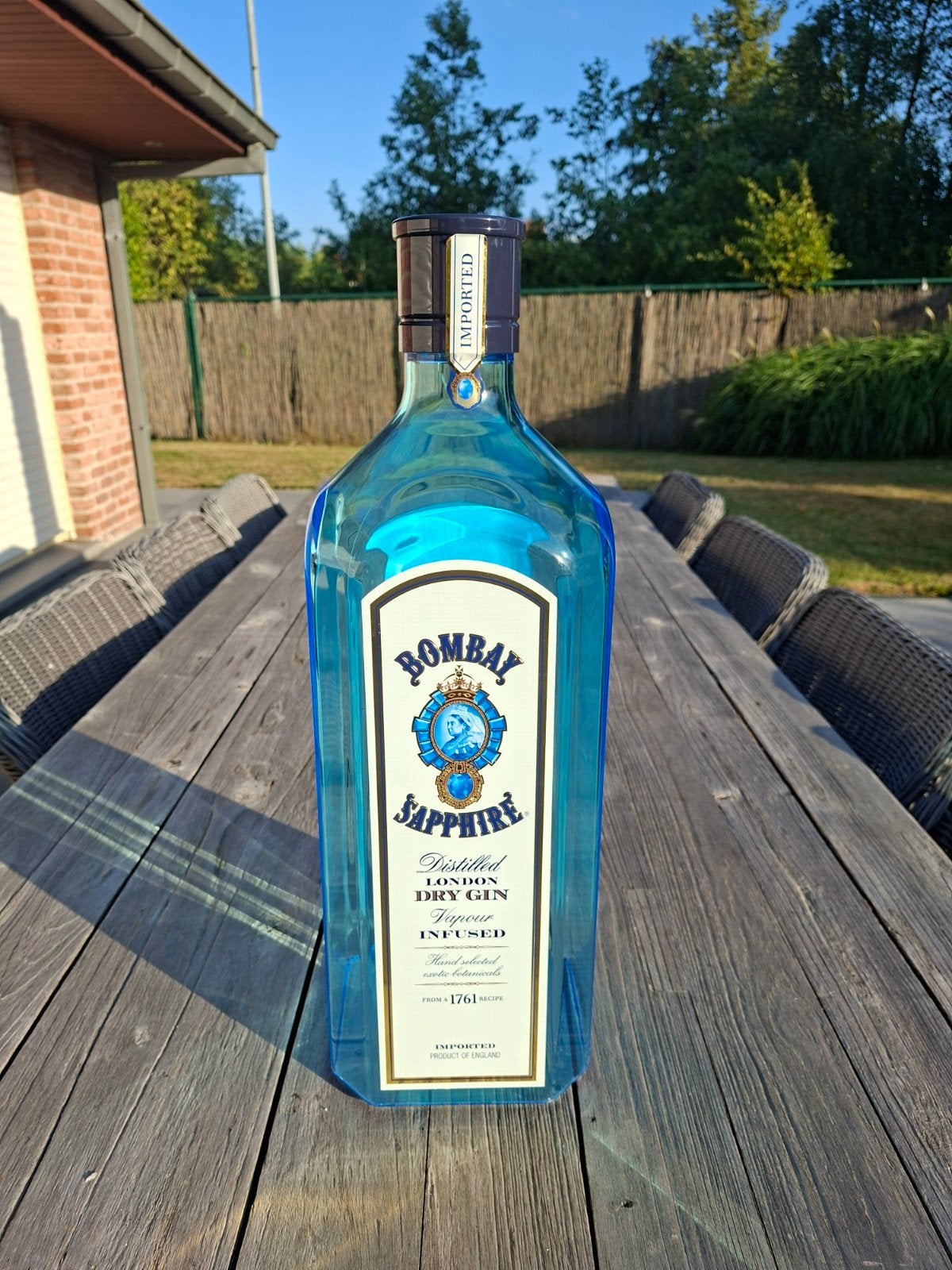 Bombay Sapphire 6L display bottle acrylic, Ophalen of Verzenden, Nieuw, Overige typen