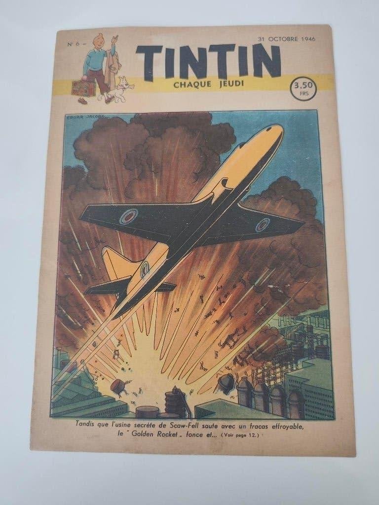 Journal Tintin n6 – 31 octobre 1946, Livres, BD, Comme neuf, Enlèvement ou Envoi