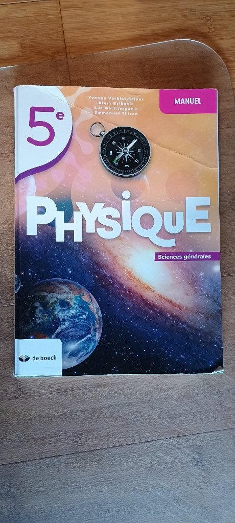 Manuel de physique 5e secondaire (2022), Enlèvement ou Envoi, Comme neuf, Secondaire, Physique
