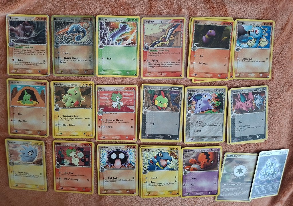 Ex Dragon Frontiers Pokémon kaarten te ruil., Ophalen of Verzenden, Zo goed als nieuw, Meerdere kaarten, Foil